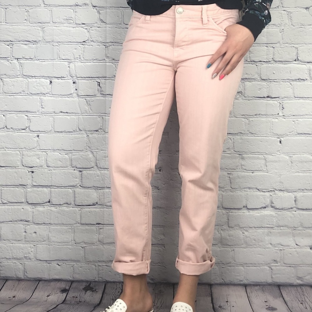 LOFT Boyfriend Jeans in Blush Pink